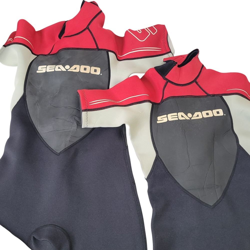 Sea-Doo Youth Shorty Wetsuits 4-Way Flex‎ Ultra Set of 2 Youth Sz 8 and 10